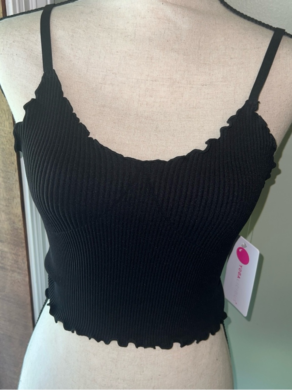 Yogalicious Rib Seamless Kendall Crop Tank
